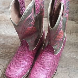 Justin Snake Skin Boots